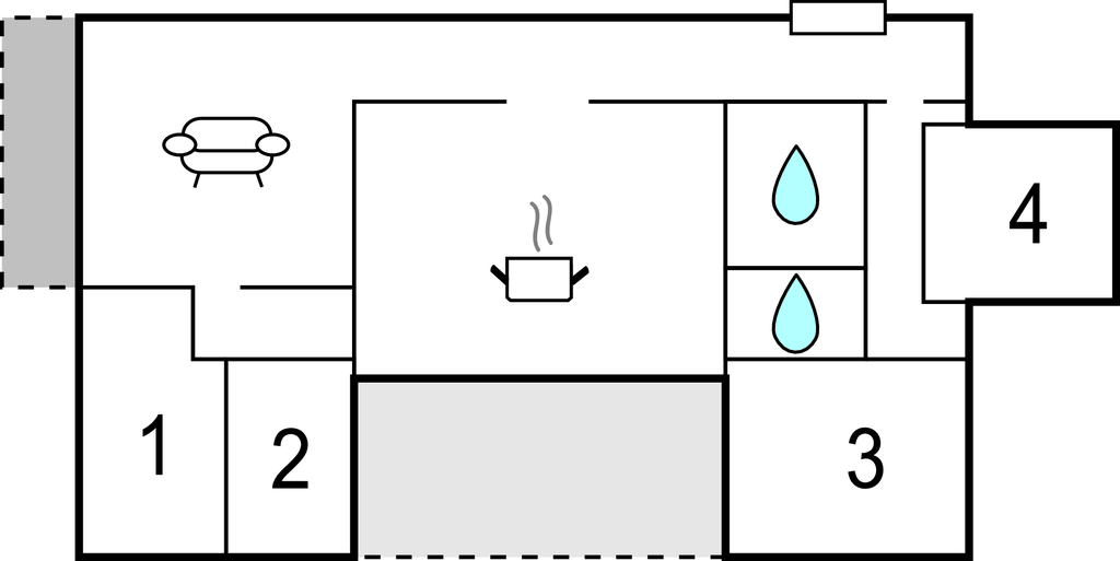 Ferienwohnung - Roses , Spanien - ECB486 
