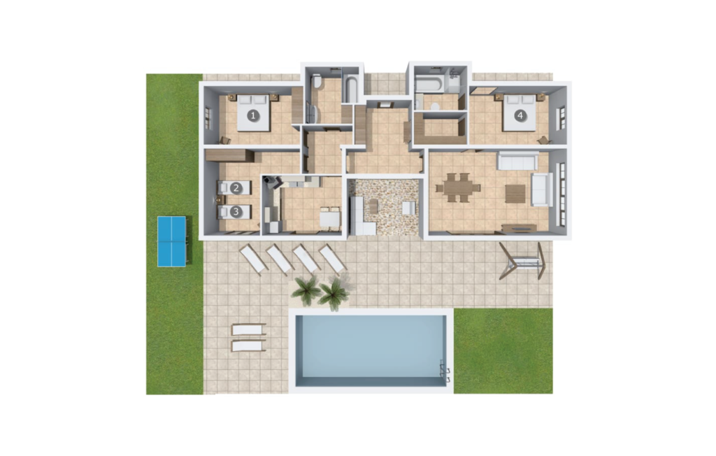 Location de vacances - Muronita, Playa de Muro , Espagne - EMF083 