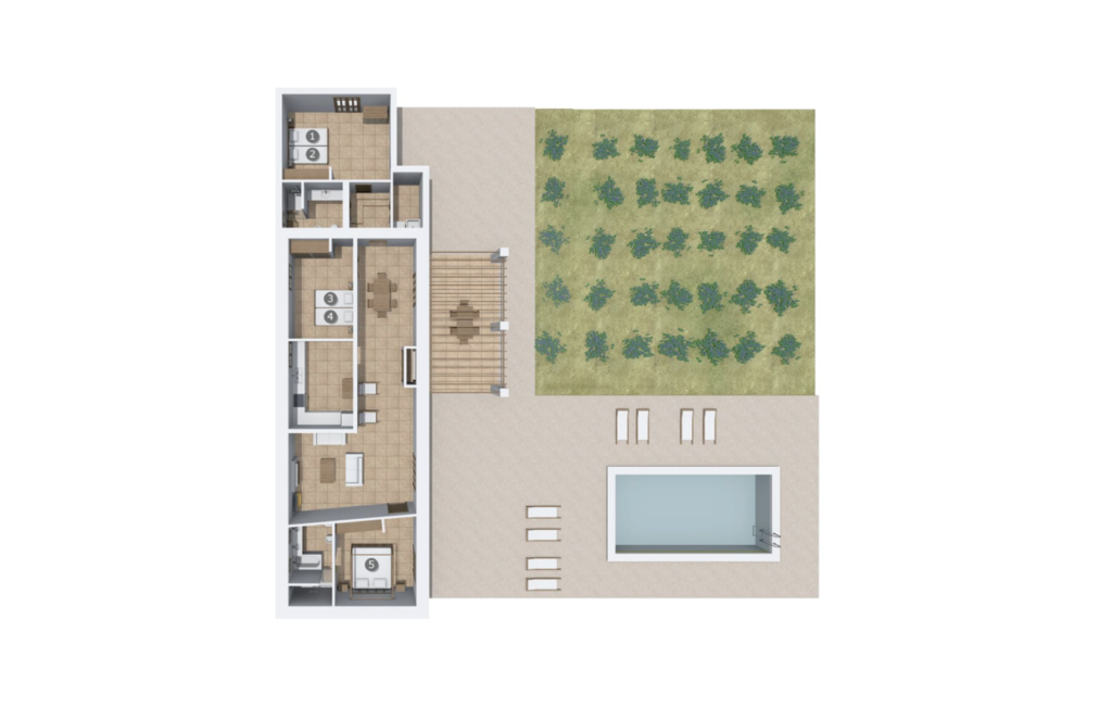 Feriehus - Cas Forner, Colonia de Sant Pere , Spania - EMF269 