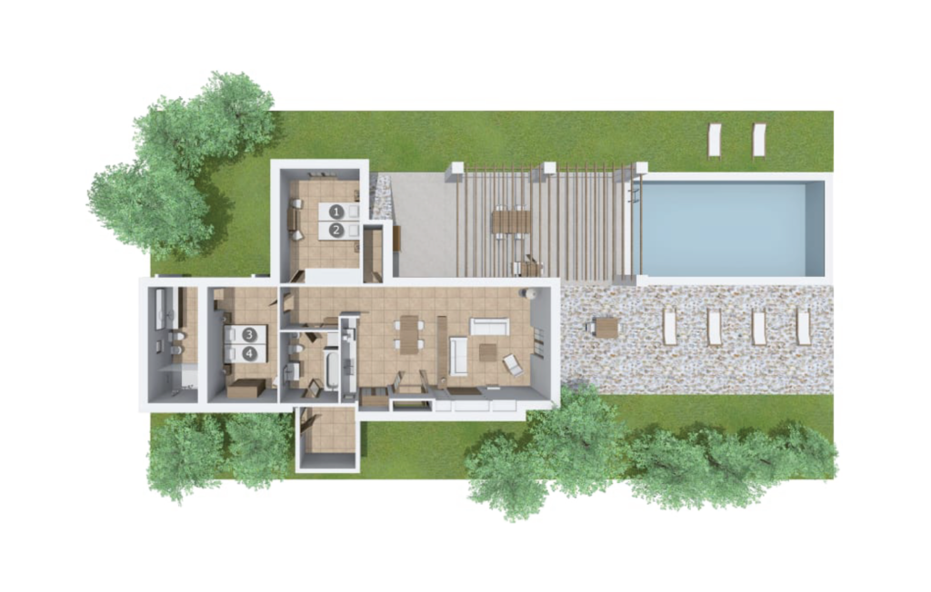 Ferienhaus - Plana Petita, Port Verd , Spanien - EMF301 