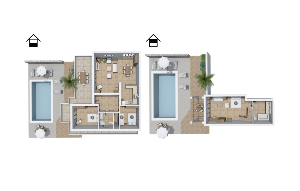 Ferienhaeuser - Monte y Mar, Colonia de Sant Pere , Spanien - EMF520 