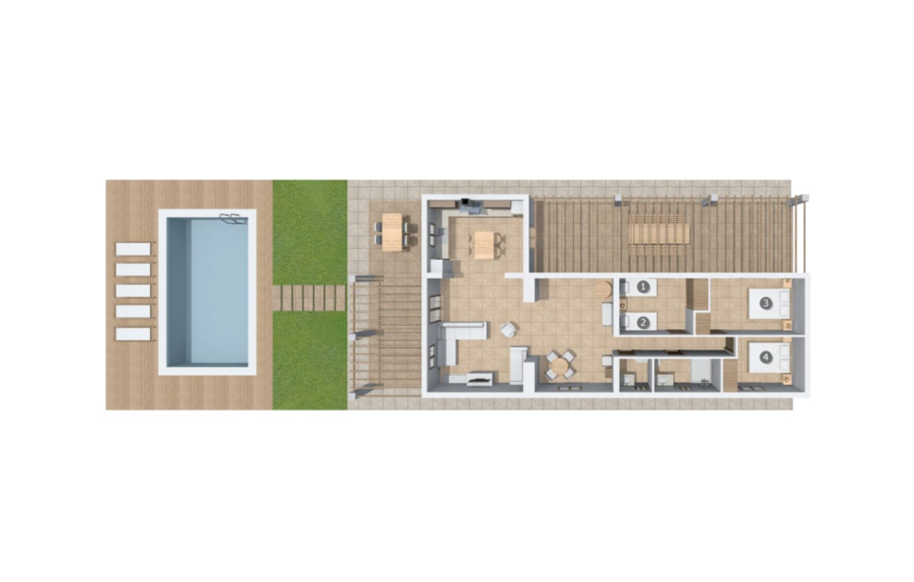 Location de vacances - S'Hortet Gran, Alcudia , Espagne - EMF873 