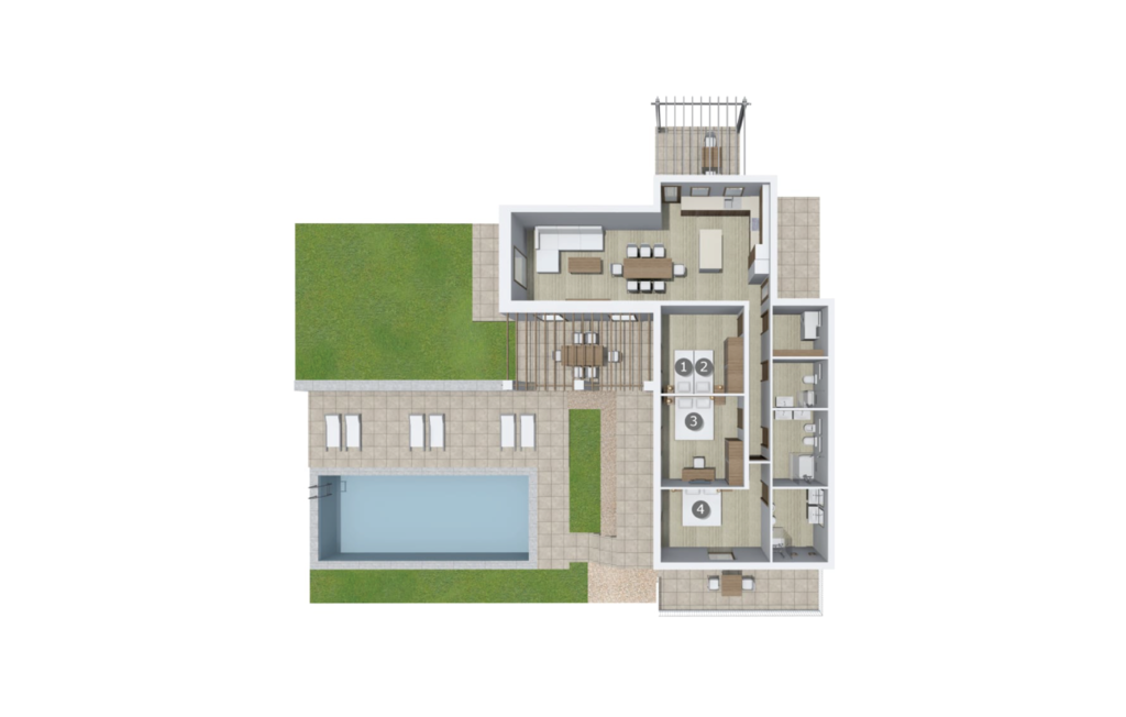 Ferienhaeuser - Bona Vista de Felanitx, Felanitx , Spanien - EMF961 