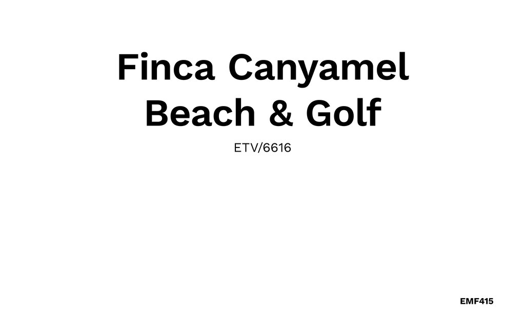 Feriehuse - Canyamel Golf, Canyamel , Spanien - EMF415 36