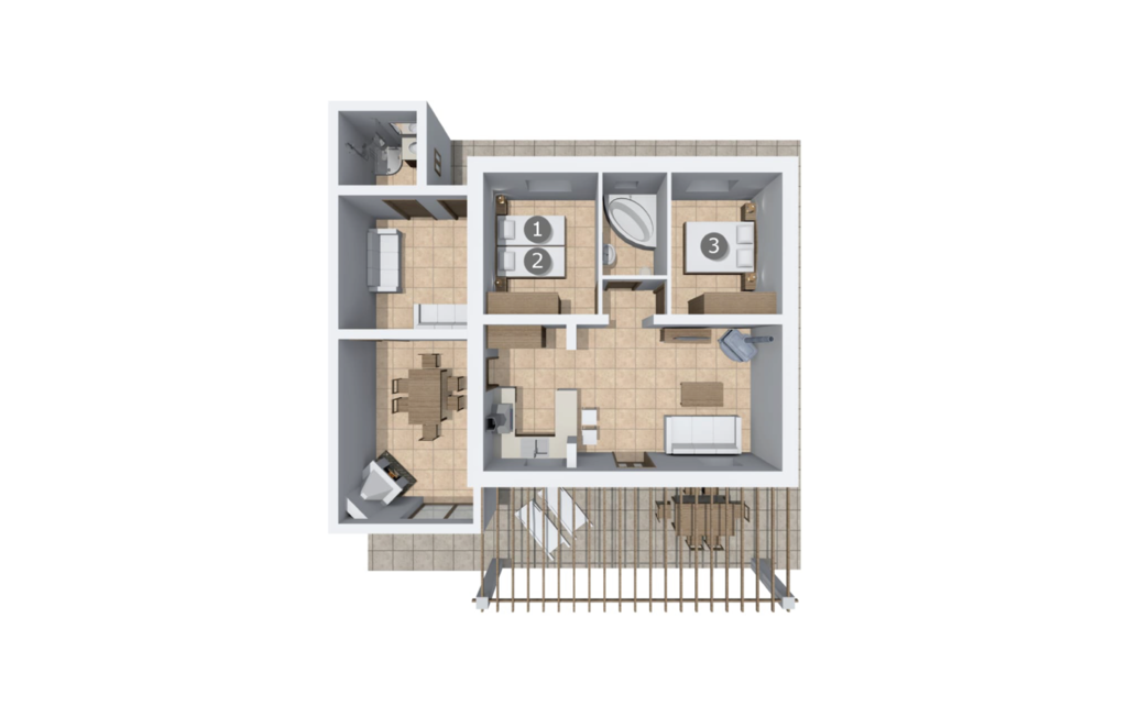 Feriehuse - Es Vinyet, Porreres , Spanien - EMI078 