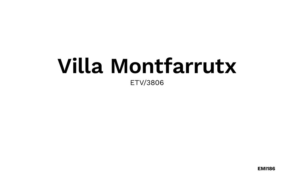 Feriehuse - Montfarrutx, Colonia de Sant Pere , Spanien - EMI186 41