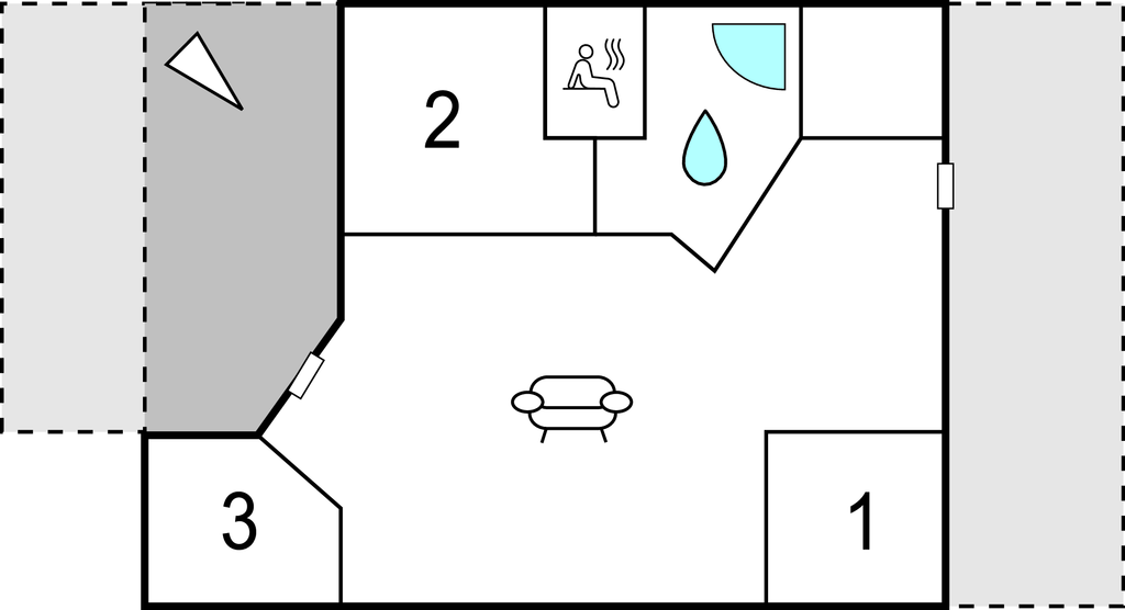 Ferienhaus - Kramnitze Strand , Dänemark - F0040 