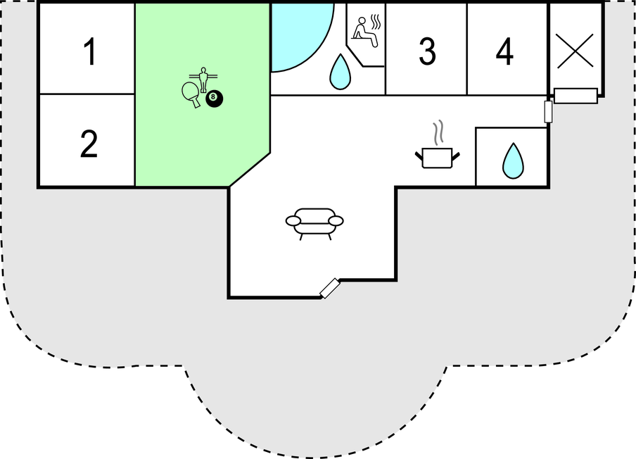 Ferienhaus - Kramnitze Strand , Dänemark - F0070 