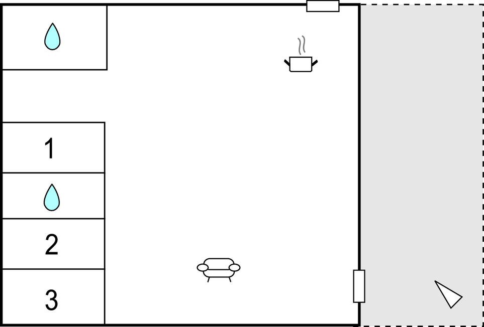 Ferienhaus - Hyldtofte Østersøbad , Dänemark - F0190 