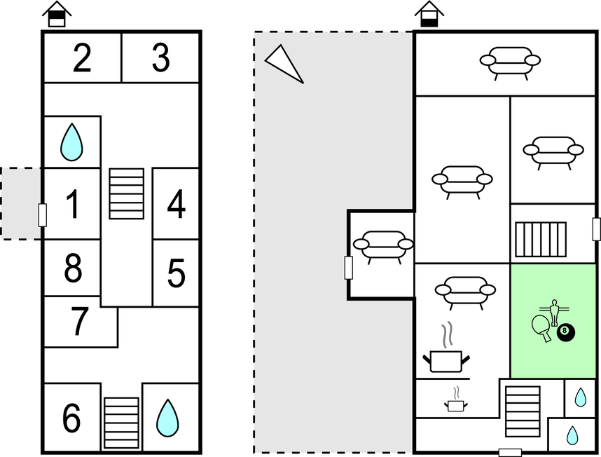 Semesterhus - Horslunde , Danmark - F0104 