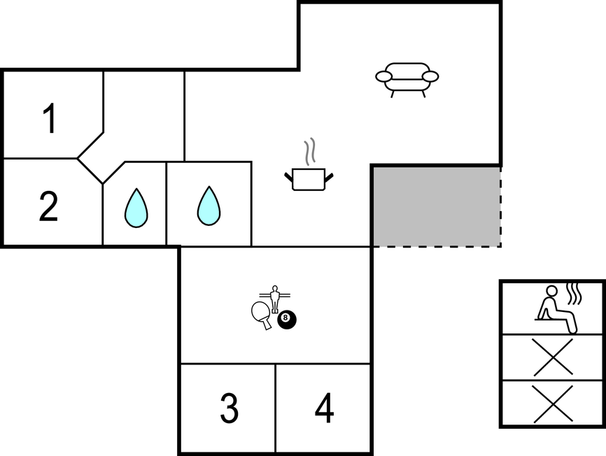 Feriehuse - Grønninghoved Strand , Danmark - F02008 