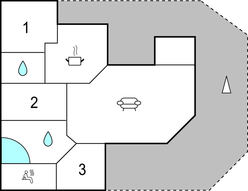 Feriehuse - Grønninghoved , Danmark - F02500 