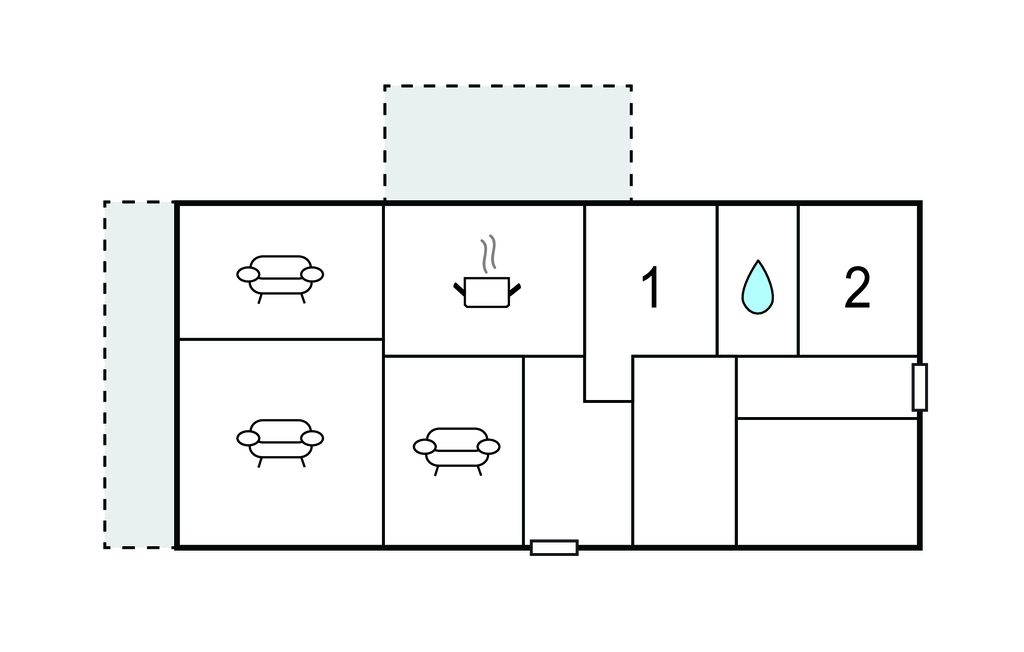 Domy wakacyjne - Bjert Strand , Dania - F02222 