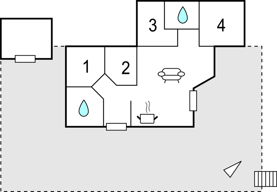 Semesterhus - Hejlsminde Strand , Danmark - F04148 