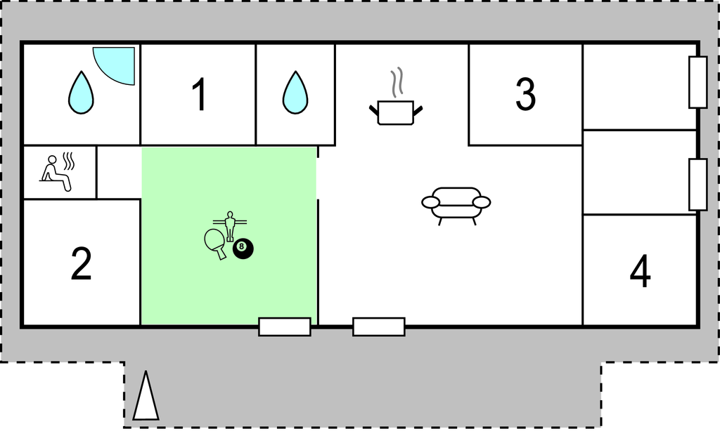 Semesterhus - Sandersvig , Danmark - F04396 