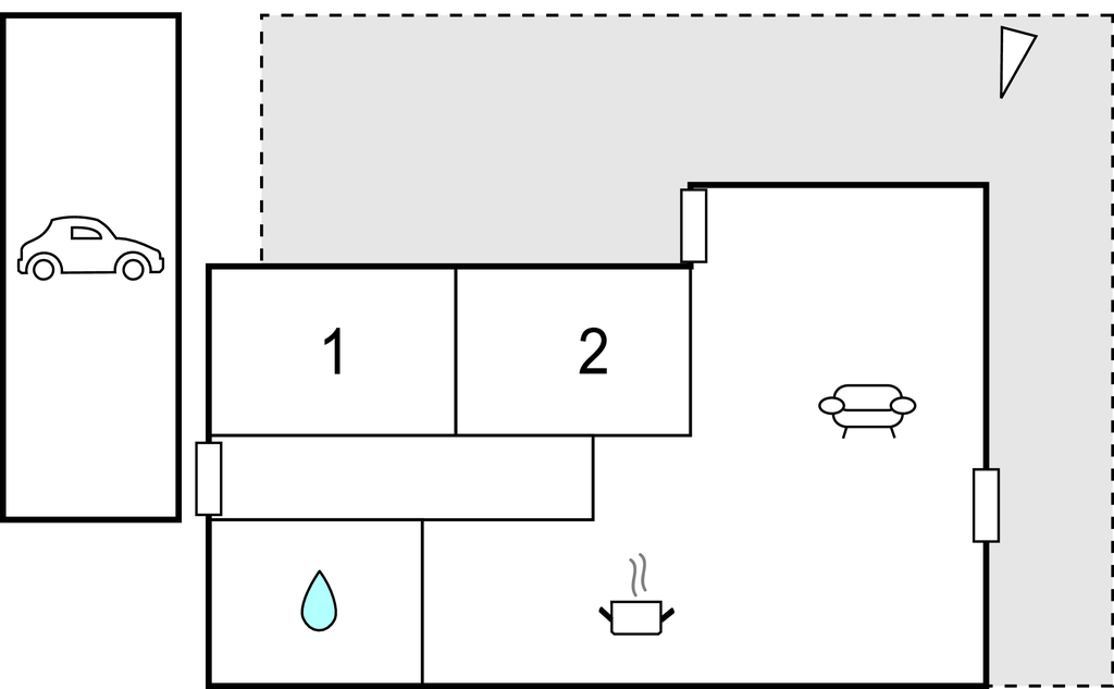 Feriehuse - Diernæs Strand , Danmark - F05421 