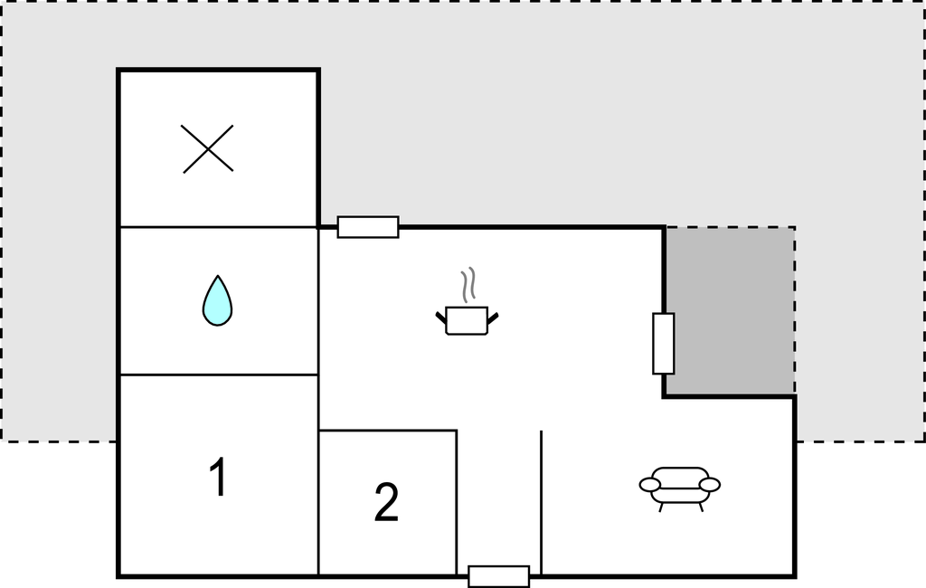 Semesterhus - Loddenhøj Strand , Danmark - F07313 