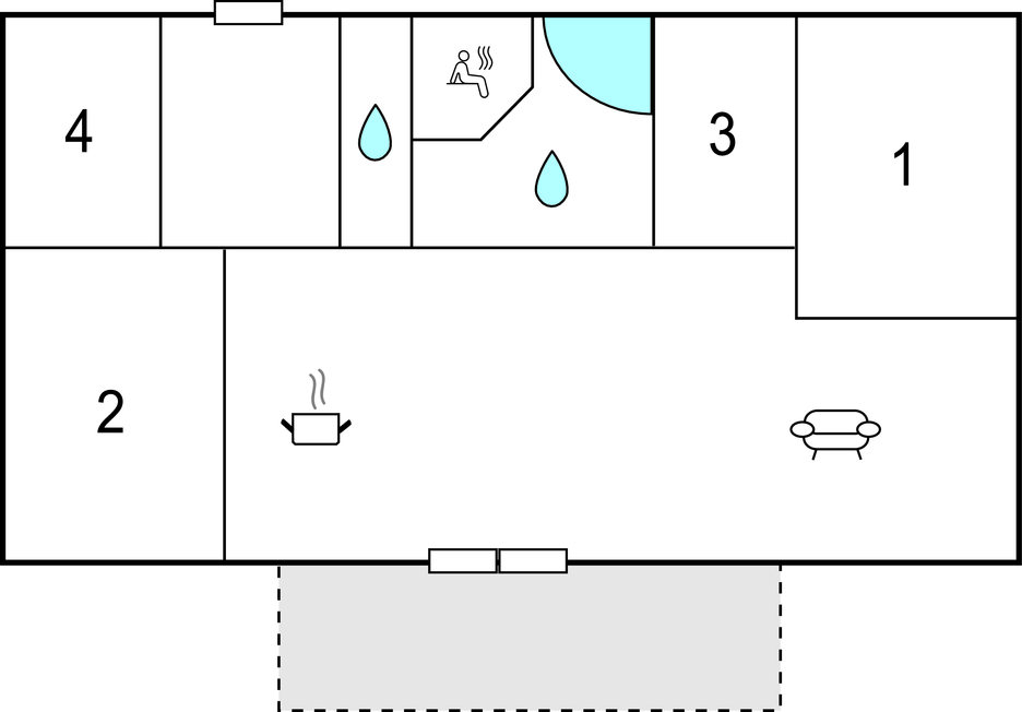 Semesterhus - Råde Strand , Danmark - F07624 