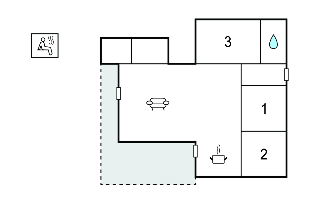 Feriehuse - Diernæs , Danmark - F07367 