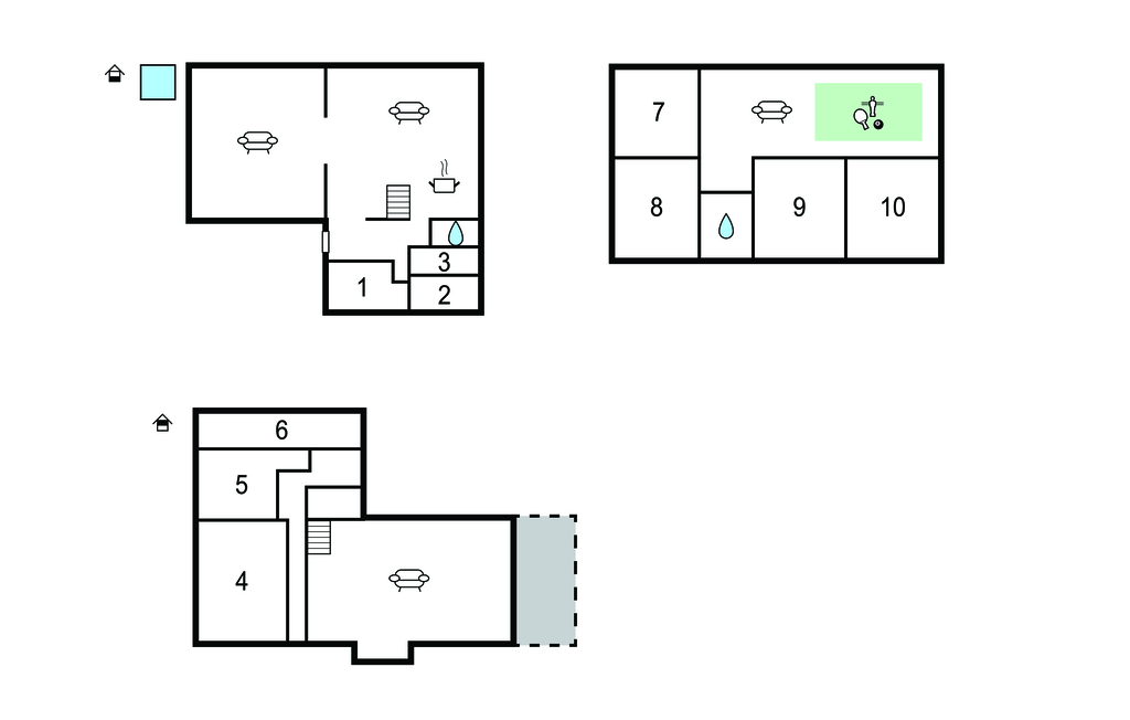 Semesterhus - Årøsund , Danmark - F07388 