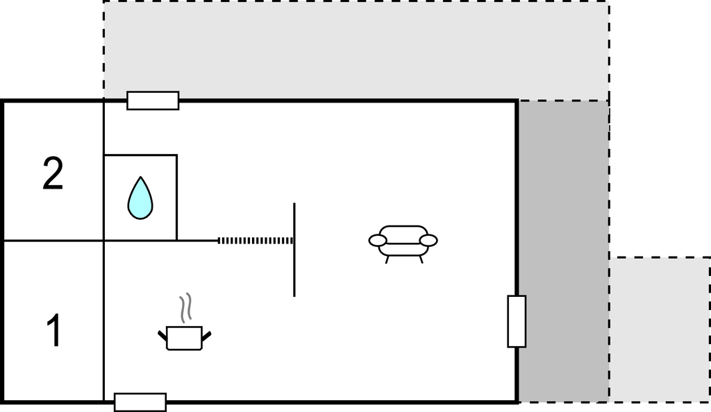 Feriehus - Skovmose Strand , Danmark - F09395 