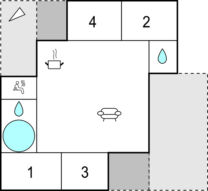 Semesterhus - Skovmose Strand , Danmark - F09060 