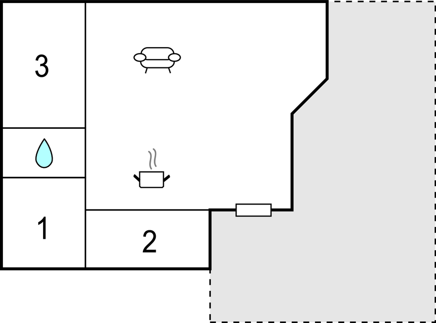 Feriehus - Skovmose Strand , Danmark - F09334 