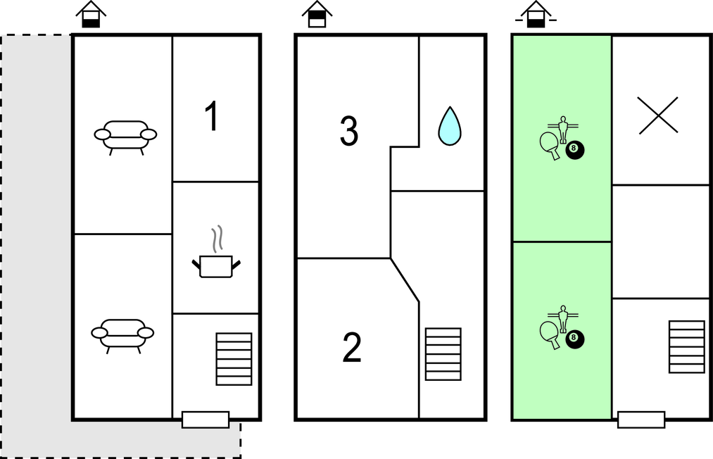 Feriehus - Skovmose Strand , Danmark - F09388 