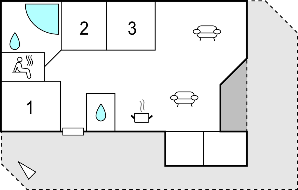 Feriehuse - Skovmose Strand , Danmark - F09524 