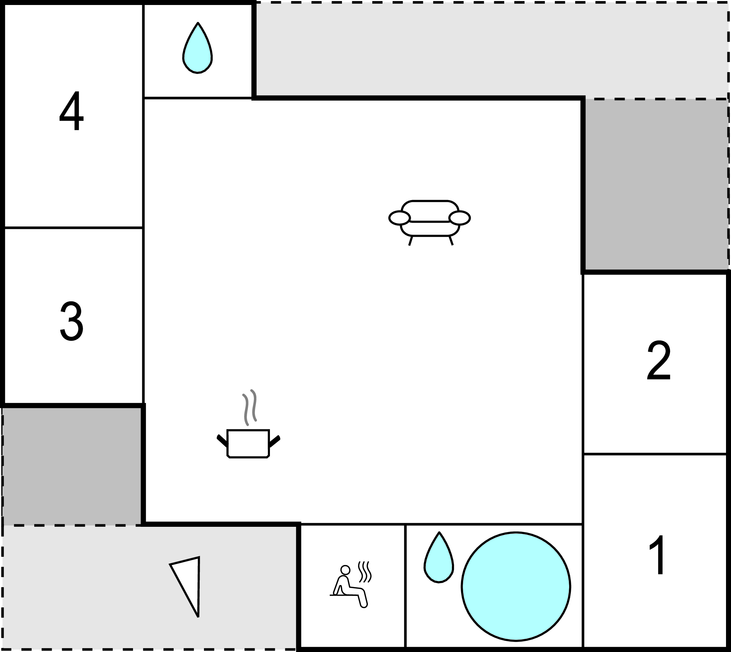 Feriehuse - Skovmose Strand , Danmark - F09546 