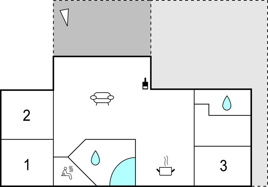 Semesterhus - Skovmose Strand , Danmark - F09182 