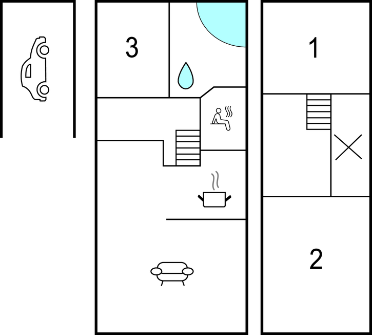 Semesterhus - Skovmose Strand , Danmark - F09270 