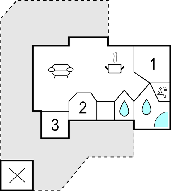 Feriehus - Skovmose Strand , Danmark - F09356 