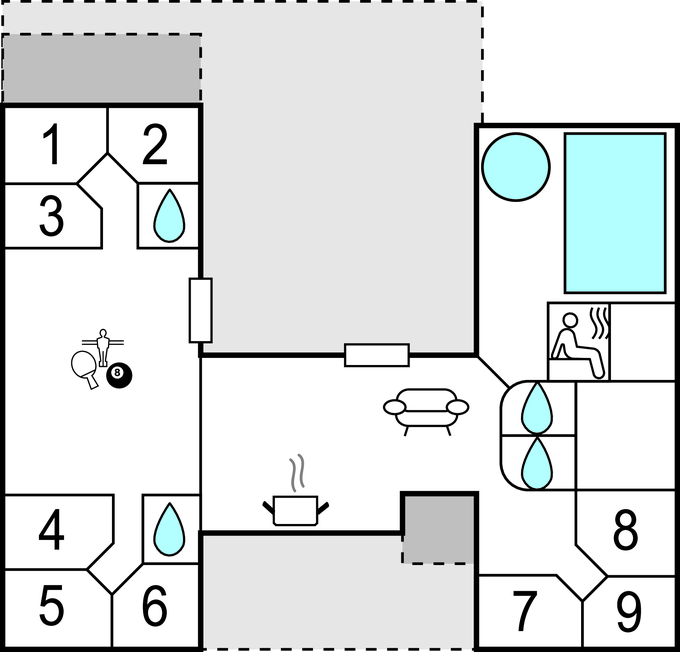 Feriehus - Mommark Strand , Danmark - F09398 