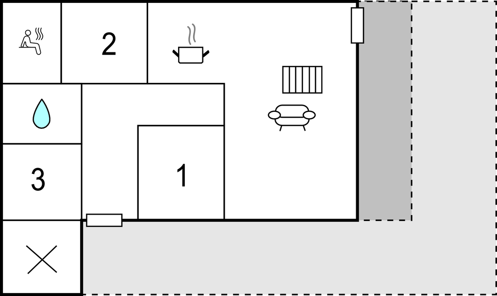 Feriehus - Skovmose Strand , Danmark - F09432 