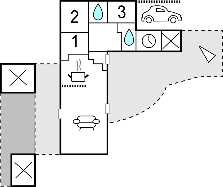 Feriehus - Skovmose Strand , Danmark - F09445 