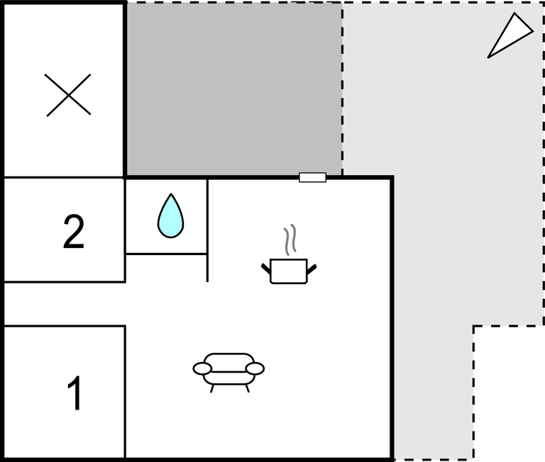 Semesterhus - Skovmose Strand , Danmark - F09534 