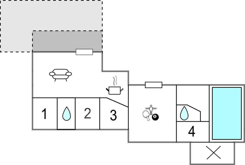 Ferienhaus - Købingsmark Strand , Dänemark - F09600 