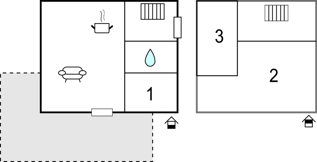 Semesterhus - Skovmose Strand , Danmark - F09523 