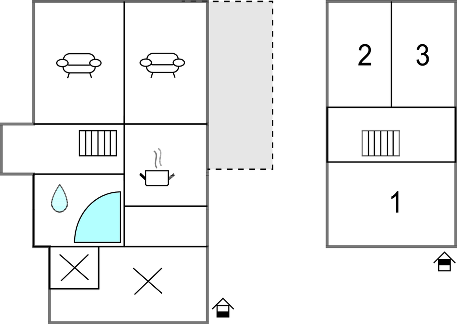 Ferienhaus - Fladbæk Strand , Dänemark - F09540 
