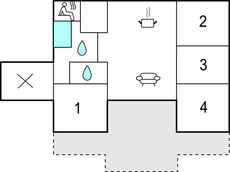 Feriehuse - Skovmose Strand , Danmark - F09581 