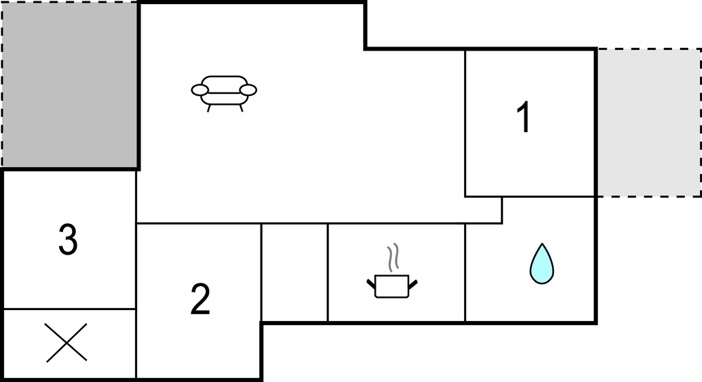 Feriehus - Skovmose Strand , Danmark - F09487 