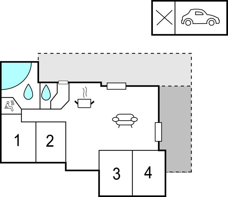 Ferienhaus - Tengslemark Lyng Strand , Dänemark - F3471 
