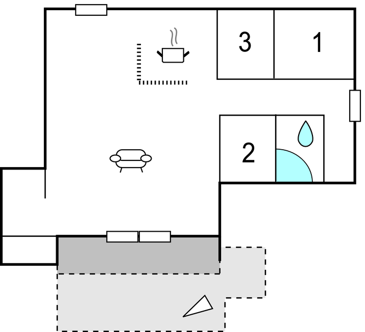 Semesterhus - Vollerup Strand , Danmark - F3520 