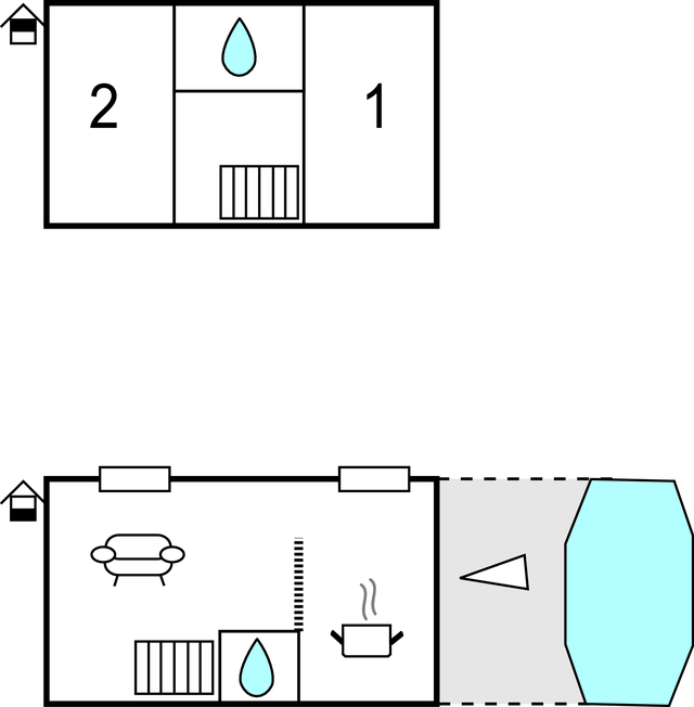 Feriehuse - Aubas , Frankrig - FAD386 