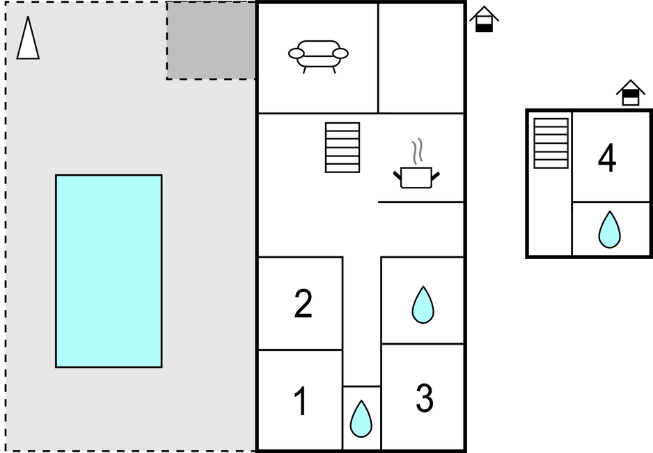 Location de vacances - Le Temple , France - FAG227 