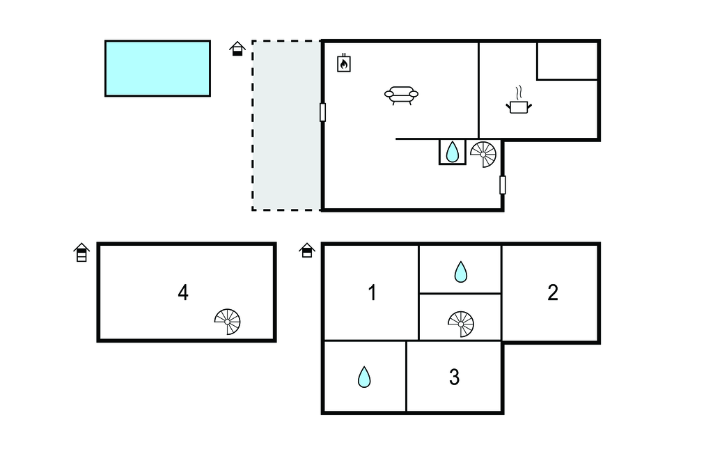 Location de vacances - Pessac-sur-Dordogne , France - FAG261 