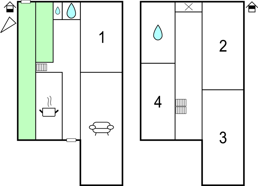 Feriehuse - Pleubian , Frankrig - FBC555 