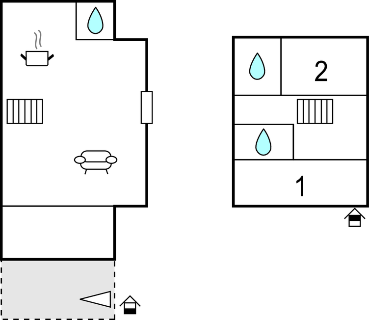 Location de vacances - Noyal-Sous-Bazouges , France - FBI122 