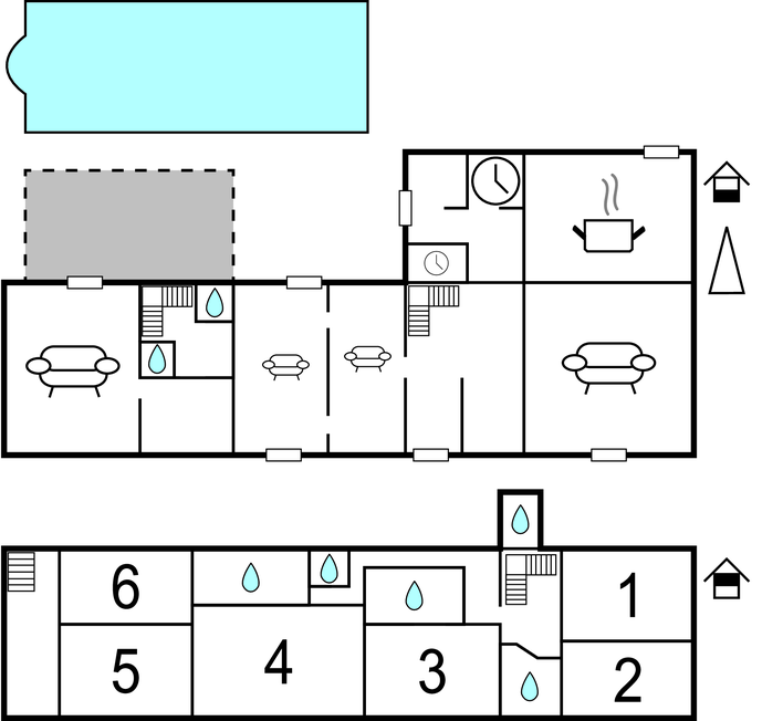 Feriehus - Plascassier , Frankrike - FCA609